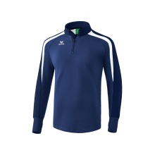 Erima Sport-Langarmschirt Half-Zip Liga 2.0 dunkelblau/weiss Kinder