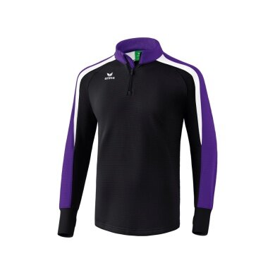 Erima Sport-Langarmschirt Half-Zip Liga 2.0 schwarz/violett Herren