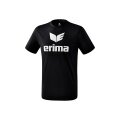 Erima Sport-Tshirt Promo (100% Polyester) schwarz/weiss Herren