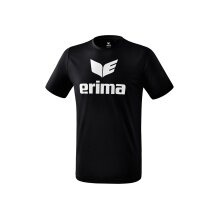 Erima Sport-Tshirt Promo (100% Polyester) schwarz/weiss Herren