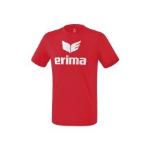 Erima Sport-Tshirt Promo (100% Polyester) rot/weiss Herren