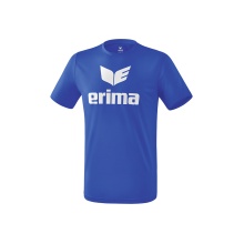 Erima Sport-Tshirt Promo (100% Polyester) blau/weiss Herren