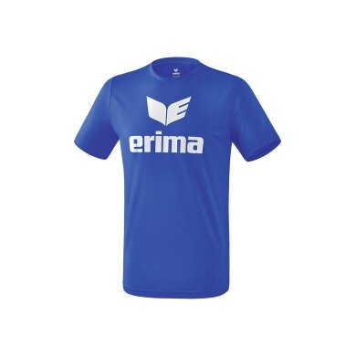 Erima Sport-Tshirt Promo (100% Polyester) blau/weiss Herren