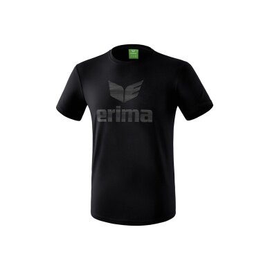 Erima Sport-Tshirt Essential - Baumwollmix - schwarz/grau Herren