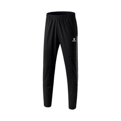 Erima Trainingshose Pant Stripe 2.0 (mit Wadeneinsatz & Piping) lang schwarz Herren