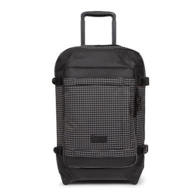 Eastpak Travel-Reisetasche Tranverz CNNCT S (42 Liter) mit Rollen Ripstop schwarz