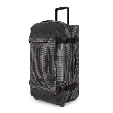 Eastpak Travel-Reisetasche Tranverz CNNCT M (78 Liter) mit Rollen Ripstop schwarz