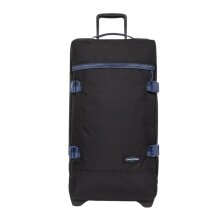 Eastpak Travel-Reisetasche Tranverz M (78 Liter) mit Rollen Kontrast Prep schwarz