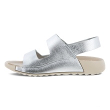 Ecco Sandale Cozmo (Premium-Leder) silber Mädchen