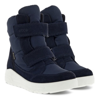 Ecco Winterstiefel Urban Snowboarder Mid-Cut GTX (wasserdicht, Wildleder, Textil) dunkelblau Kinder