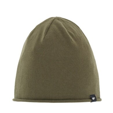 Eisbär Mütze (Beanie) Merinowolle Oversize Pulse khaki/grün Herren