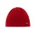 Eisbär Wintermütze (Beanie) Trop Strickmuster Merinowolle rot Herren