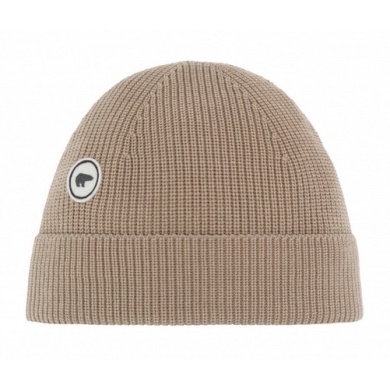 Eisbär Mütze (Beanie) Mino - Merinowolle - beige