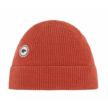 Eisbär Mütze (Beanie) Mino - Merinowolle - rot