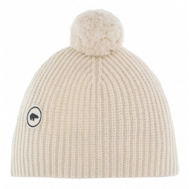 Eisbär Mütze (Pompon) Mirna - Kaschmir - beige Damen