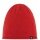 Eisbär Mütze (Beanie) Merinowolle Oversize Pulse rot Herren