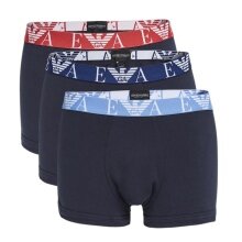 Emporio Armani Unterwäsche Boxershorts Trunk Stretch Cotton marineblau Herren - 3 Stück