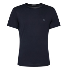 Emporio Armani Shirt Crew Neck (Baumwolle) Unterwäsche navyblau Herren - 2er Pack