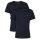 Emporio Armani Shirt Crew Neck (Baumwolle) Unterwäsche navyblau Herren - 2er Pack