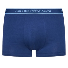 Emporio Armani Unterwäsche Boxershorts Trunk Cotton blau/dunkelblau gemustert Herren - 3 Stück