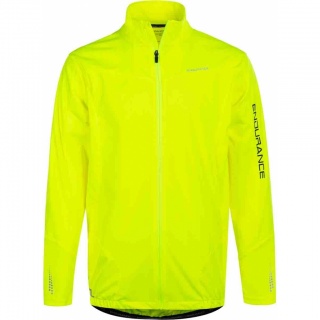 Endurance Fahrrad-Regenjacke Cluson Membrane (wasserdicht) neongelb Herren