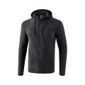 Erima Fleecejacke schwarz/melange Herren