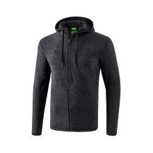 Erima Fleecejacke schwarz/melange Herren