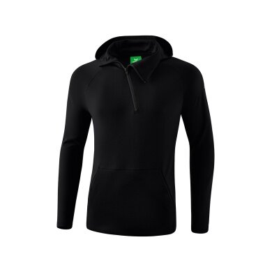 Erima Kapuzenpullover (Hoodie) Essential - Baumwolle - schwarz Herren