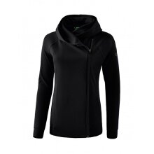 Erima Freizeit Kapuzenjacke Essential (Baumwolle) schwarz Damen