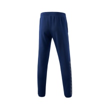 Erima Jogginghose Essential Team Sweathose (weicher Baumwollmix, Reißverschlusstaschen) navyblau/grau Herren