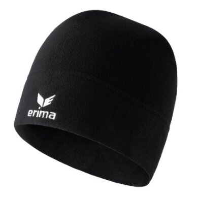 Erima Mütze (Beanie) Fleece schwarz - 1 Stück