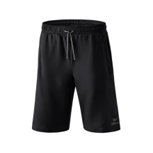 Erima Freizeithose Essential Sweatshorts kurz - weicher Baumwollmix, leichter Stretch - schwarz Herren