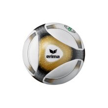 Erima Fussball Hybrid Match weiss/gold/schwarz (Große 5) - 1 Ball