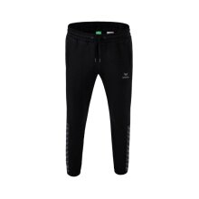 Erima Jogginghose Essential Team Sweathose (weicher Baumwollmix, Reißverschlusstaschen) schwarz/grau Herren