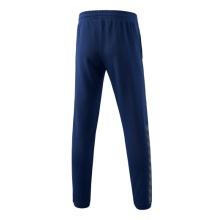 Erima Jogginghose Essential Team Sweathose (weicher Baumwollmix, Reißverschlusstaschen) navyblau/grau Jungen