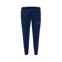 Erima Jogginghose Essential Team Sweathose (weicher Baumwollmix, Reißverschlusstaschen) navyblau/grau Damen