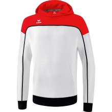 Erima Kapuzenpullover Hoodie Change (Baumwollmix) weiss/rot Herren