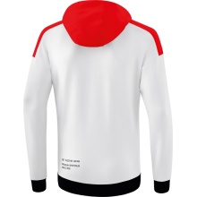 Erima Kapuzenpullover Hoodie Change (Baumwollmix) weiss/rot Herren