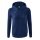 Erima Kapuzenpullover Essential Team (weiche Baumwolle, Rippbündchen) navyblau/grau Damen