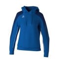 Erima Kapuzenpullover Evo Star (100% Polyester) royalblau/navyblau Damen