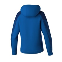 Erima Kapuzenpullover Evo Star (100% Polyester) royalblau/navyblau Damen