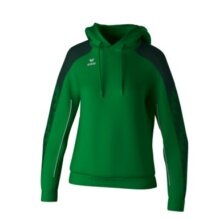 Erima Kapuzenpullover Evo Star (100% Polyester) smaragdgrün/pine Damen