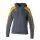 Erima Kapuzenpullover Evo Star (100% Polyester) grau/gelb Damen