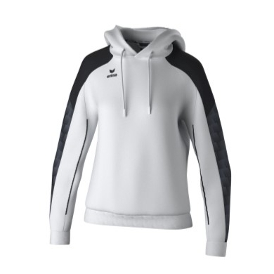 Erima Kapuzenpullover Evo Star (100% Polyester) weiss/schwarz Damen