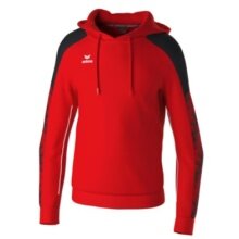 Erima Kapuzenpullover Evo Star (100% Polyester) rot/schwarz Kinder