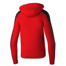 Erima Kapuzenpullover Evo Star (100% Polyester) rot/schwarz Herren