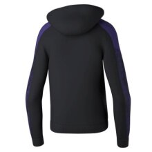 Erima Kapuzenpullover Evo Star (100% Polyester) schwarz/violett Herren