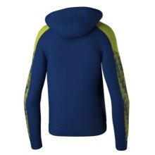 Erima Kapuzenpullover Evo Star (100% Polyester) navyblau/limegrün Herren