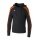 Erima Kapuzenpullover Evo Star (100% Polyester) schwarz/orange Kinder