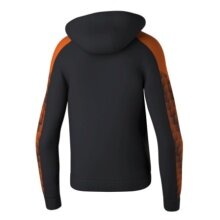 Erima Kapuzenpullover Evo Star (100% Polyester) schwarz/orange Herren